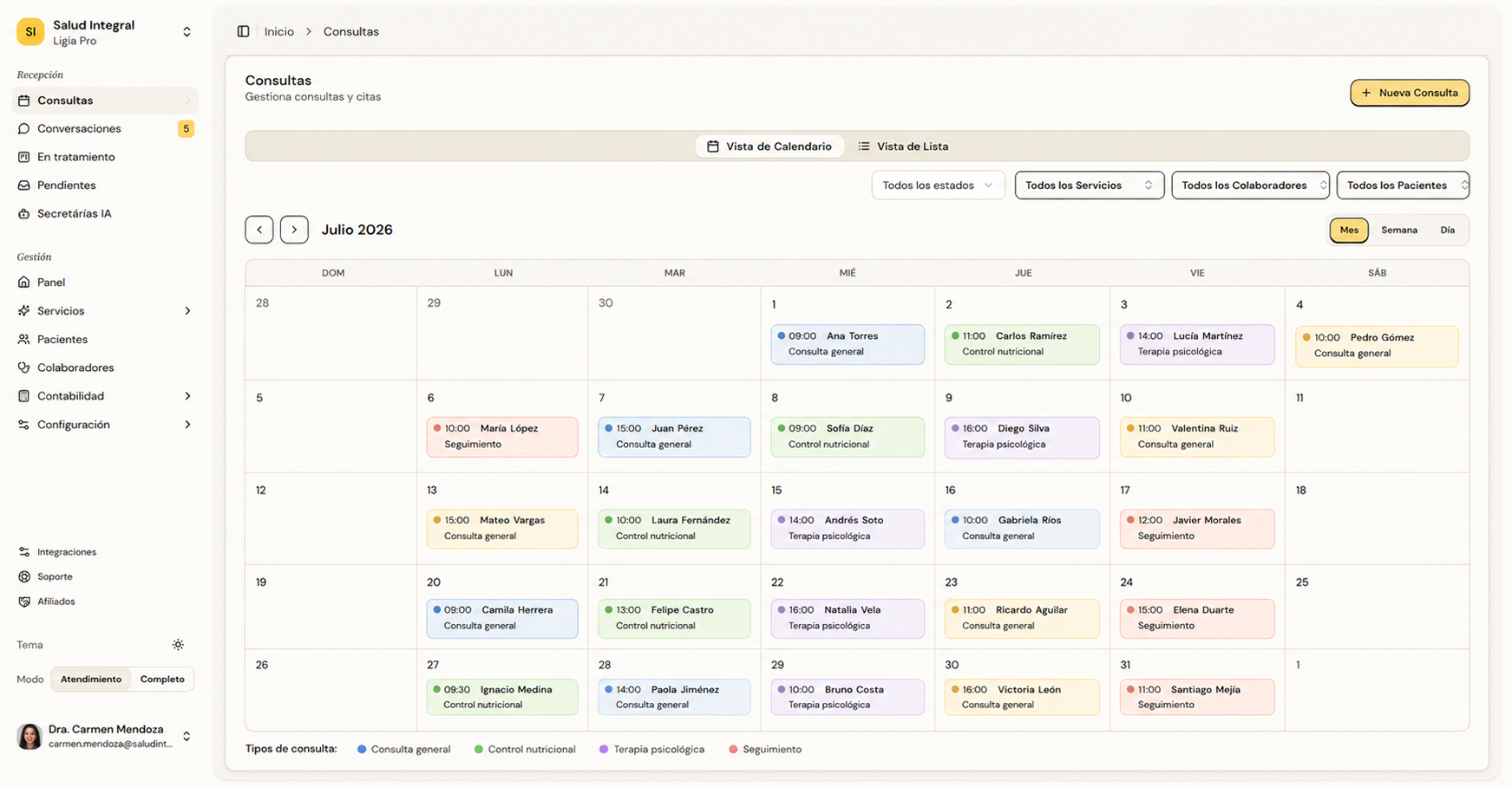 Agenda – Ligia